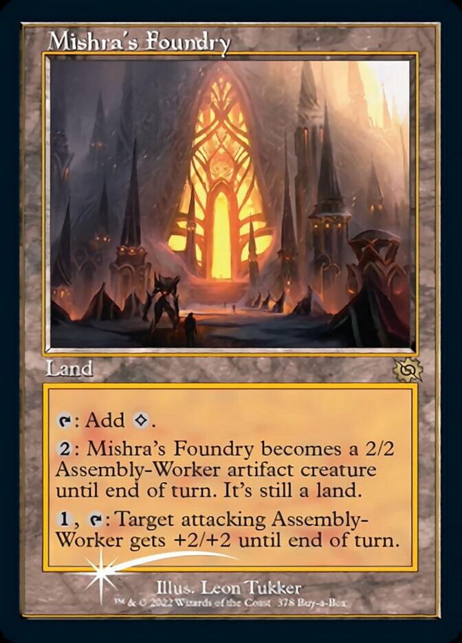 Mishra's Foundry (Retro) (Buy-a-Box) [The Brothers' War] | North Game Den