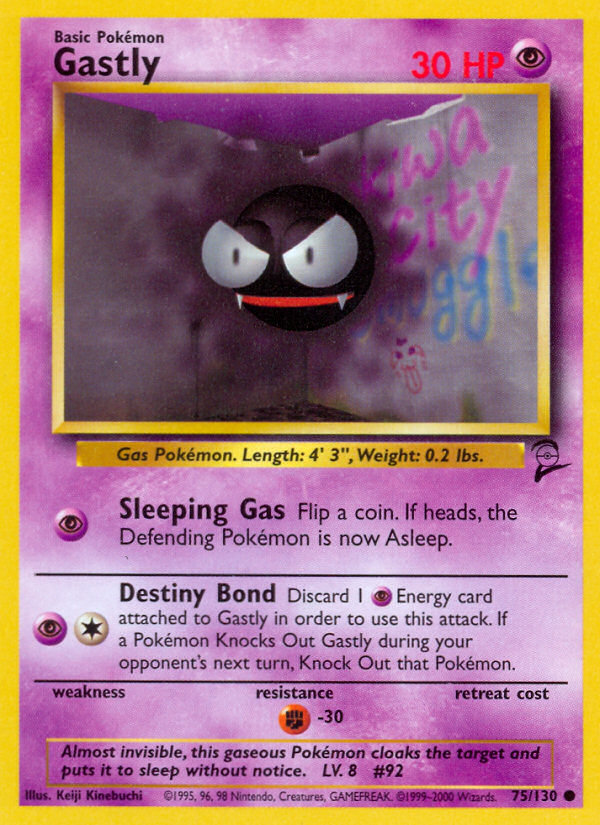 Gastly (75/130) [Base Set 2] | North Game Den