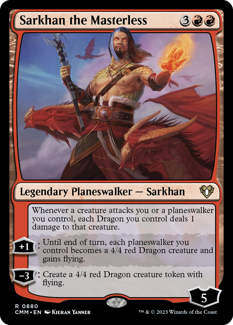 Sarkhan the Masterless [Commander Masters] | North Game Den