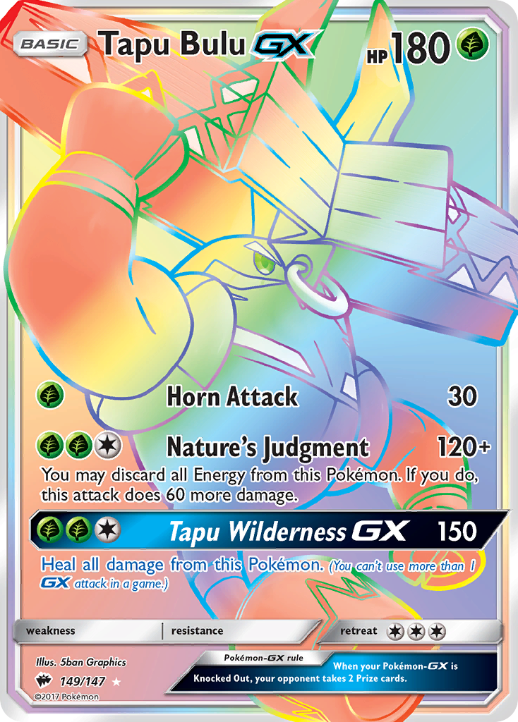 Tapu Bulu GX (149/147) [Sun & Moon: Burning Shadows] | North Game Den