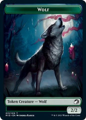Rhino // Wolf Double-sided Token [Innistrad: Midnight Hunt Commander] | North Game Den
