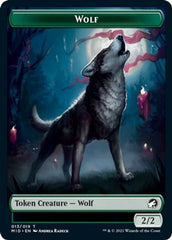 Centaur // Wolf Double-sided Token [Innistrad: Midnight Hunt Commander] | North Game Den