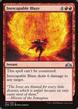 Inescapable Blaze [Guilds of Ravnica] | North Game Den