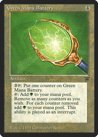 Green Mana Battery [Legends] | North Game Den
