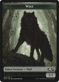 Zombie // Wolf Double-Sided Token [Game Night 2019 Tokens] | North Game Den
