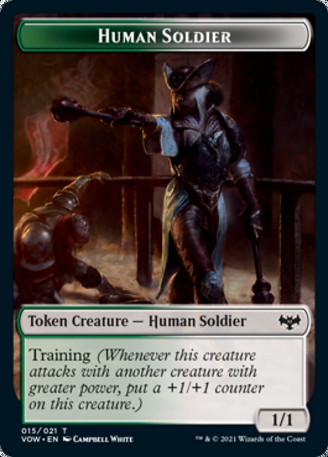 Human Soldier Token [Innistrad: Crimson Vow Tokens] | North Game Den