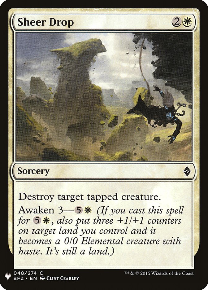 Sheer Drop [Mystery Booster] | North Game Den