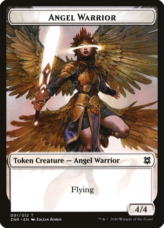 Angel Warrior Token [Zendikar Rising] | North Game Den