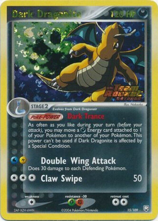 Dark Dragonite (15/109) (Stamped) [EX: Team Rocket Returns] | North Game Den