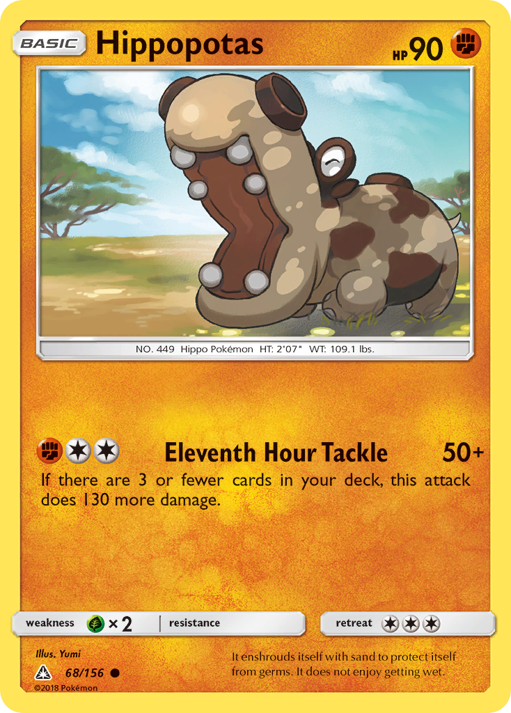 Hippopotas (68/156) [Sun & Moon: Ultra Prism] | North Game Den