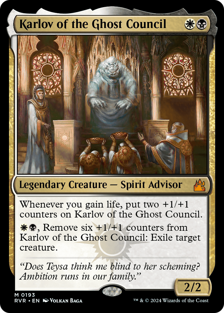 Karlov of the Ghost Council [Ravnica Remastered] | North Game Den