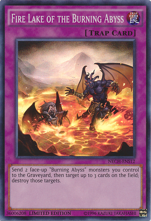 Fire Lake of the Burning Abyss (SE) [NECH-ENS12] Super Rare | North Game Den