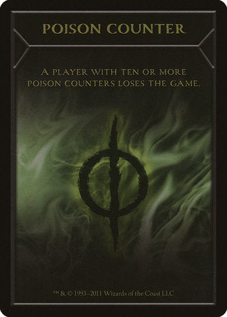 Poison Counter Token [New Phyrexia Tokens] | North Game Den