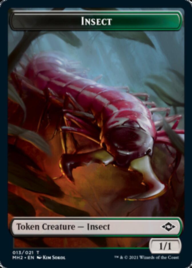Insect Token // Treasure Token (#21) [Modern Horizons 2 Tokens] | North Game Den