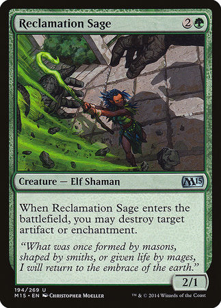 Reclamation Sage [Magic 2015] | North Game Den