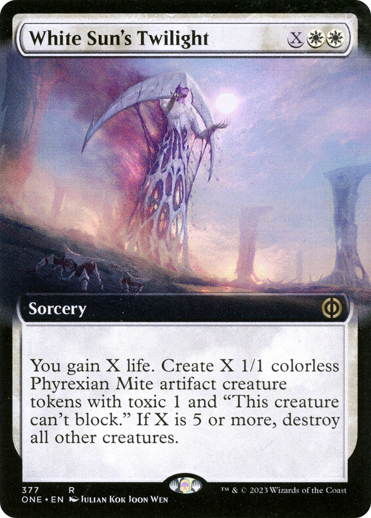 White Sun's Twilight (Extended Art) [Phyrexia: All Will Be One] | North Game Den