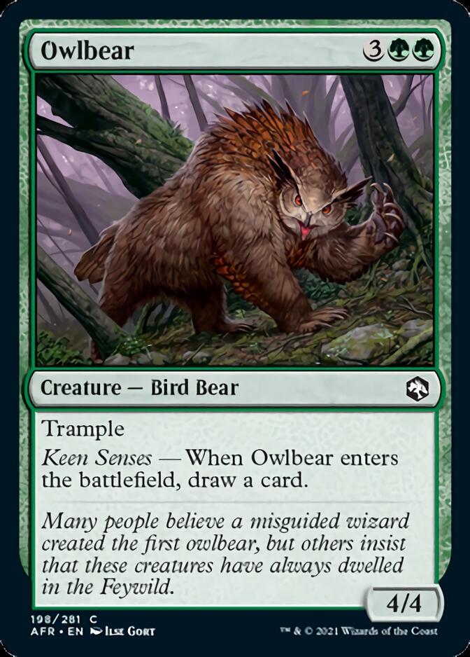 Owlbear [Dungeons & Dragons: Adventures in the Forgotten Realms] | North Game Den