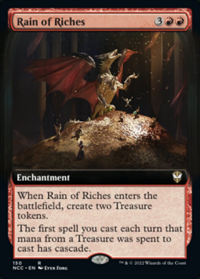 Rain of Riches (Extended Art) [Streets of New Capenna Commander] | North Game Den