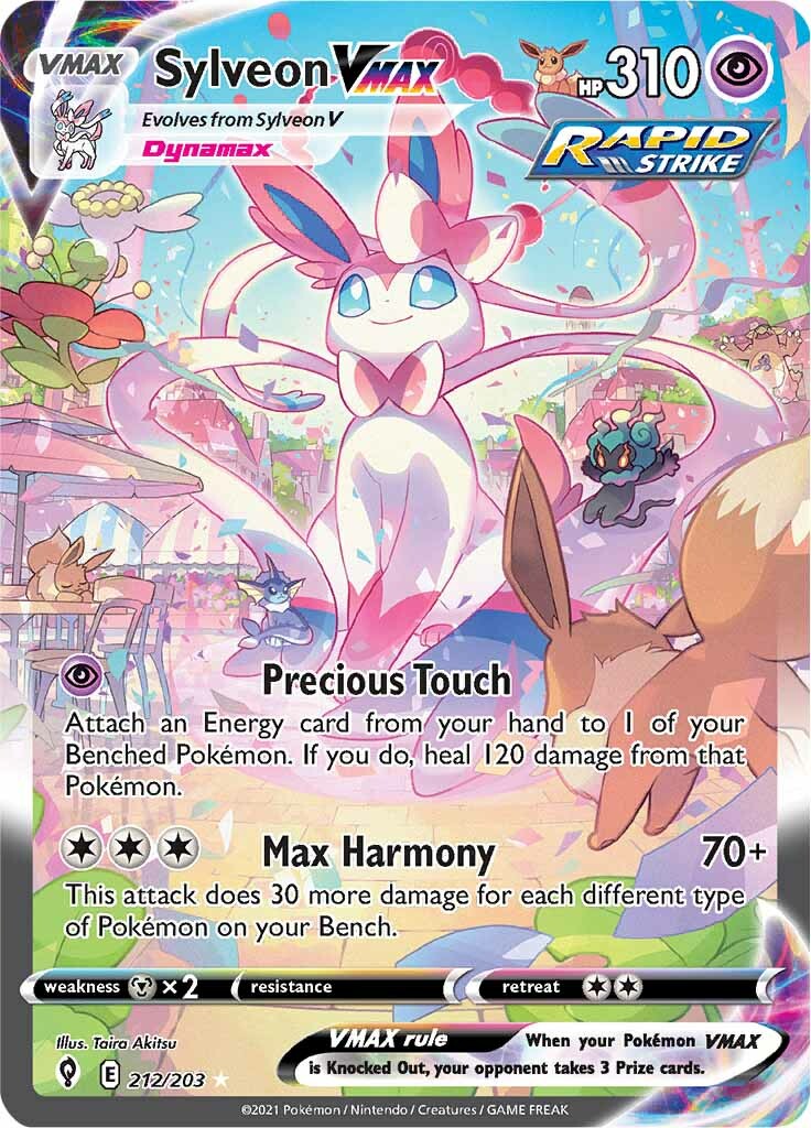 Sylveon VMAX (212/203) [Sword & Shield: Evolving Skies] | North Game Den