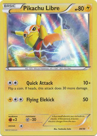 Pikachu Libre (30/30) [XY: Trainer Kit 3 - Pikachu Libre] | North Game Den