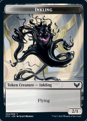 Fractal // Inkling Token [Strixhaven: School of Mages Tokens] | North Game Den