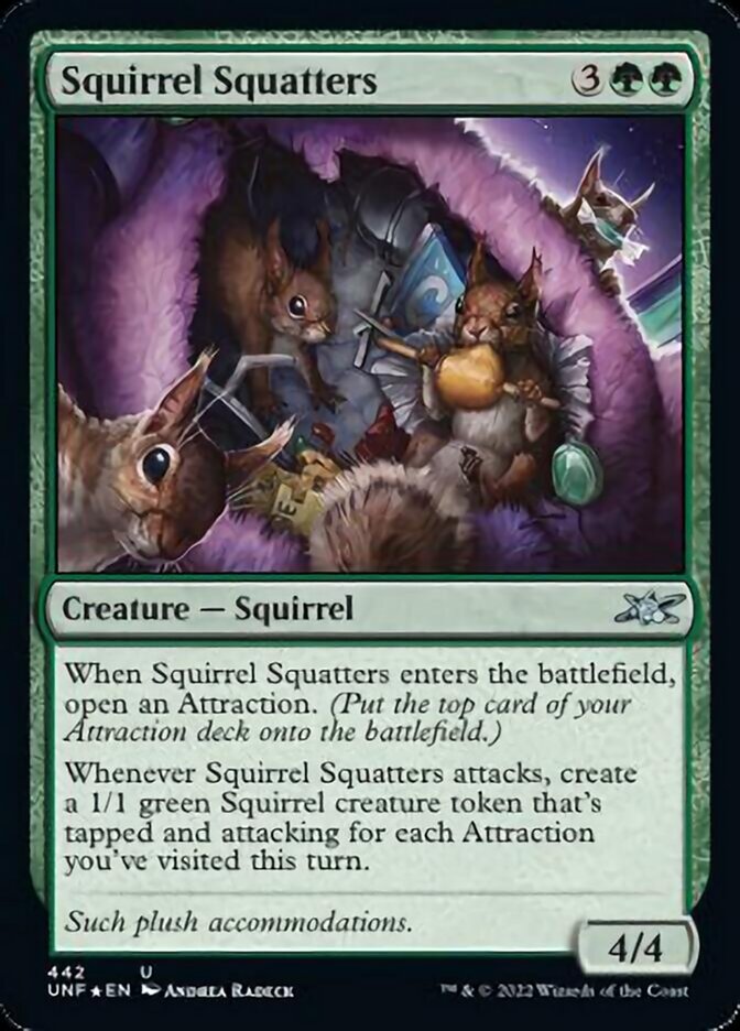 Squirrel Squatters (Galaxy Foil) [Unfinity] | North Game Den
