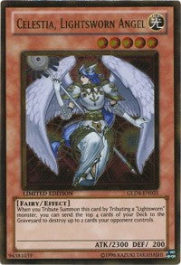 Celestia, Lightsworn Angel [GLD4-EN025] Gold Rare | North Game Den