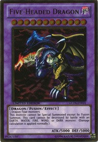 Five-Headed Dragon [GLD4-EN031] Gold Rare | North Game Den