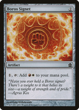 Boros Signet [Commander 2011] | North Game Den