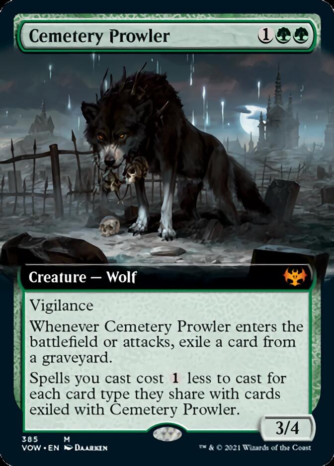 Cemetery Prowler (Extended) [Innistrad: Crimson Vow] | North Game Den