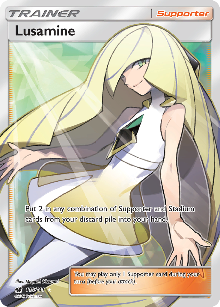 Lusamine (110/111) [Sun & Moon: Crimson Invasion] | North Game Den