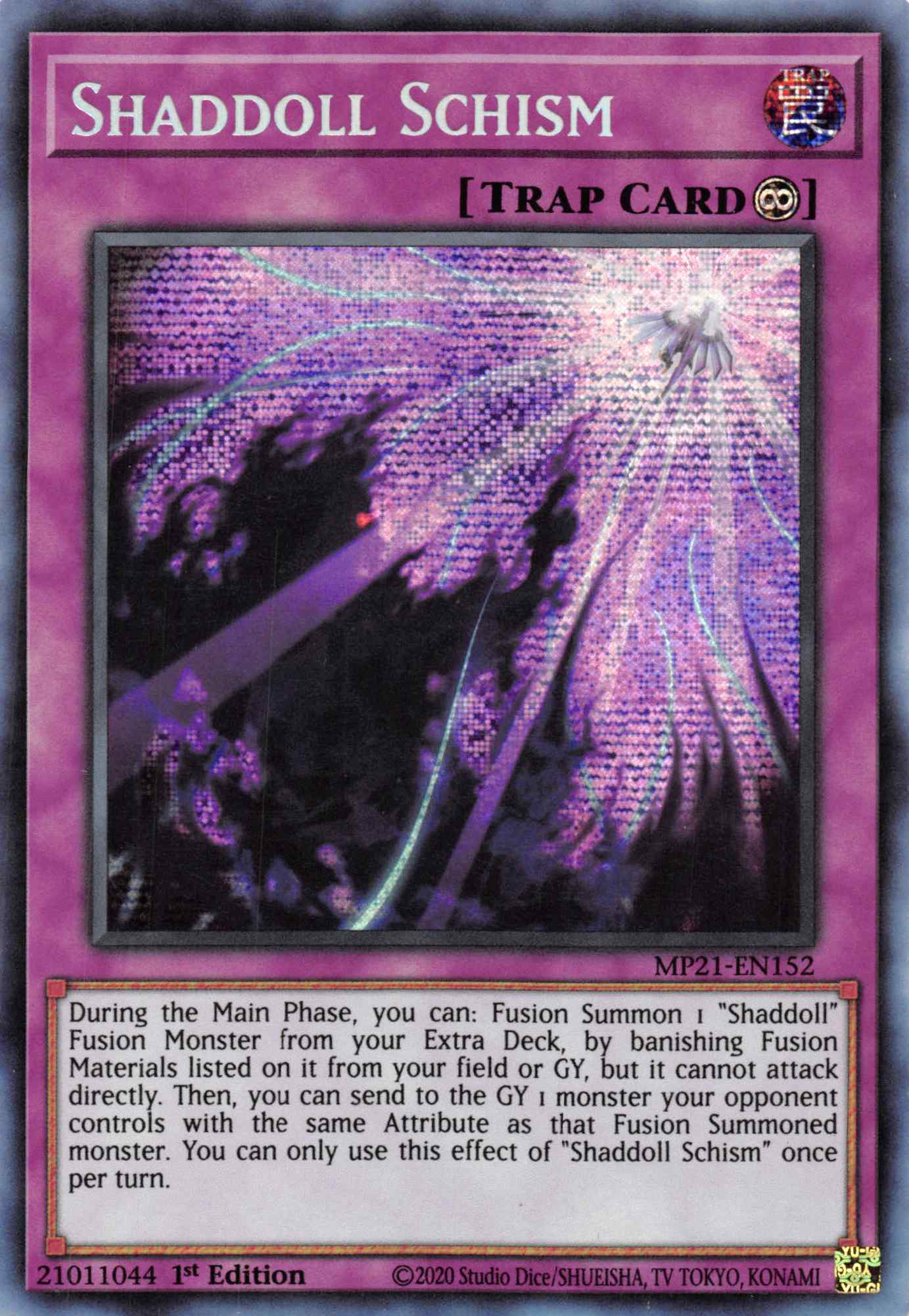 Shaddoll Schism [MP21-EN152] Prismatic Secret Rare | North Game Den