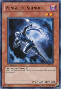 Vengeful Shinobi [YS11-EN017] Common | North Game Den
