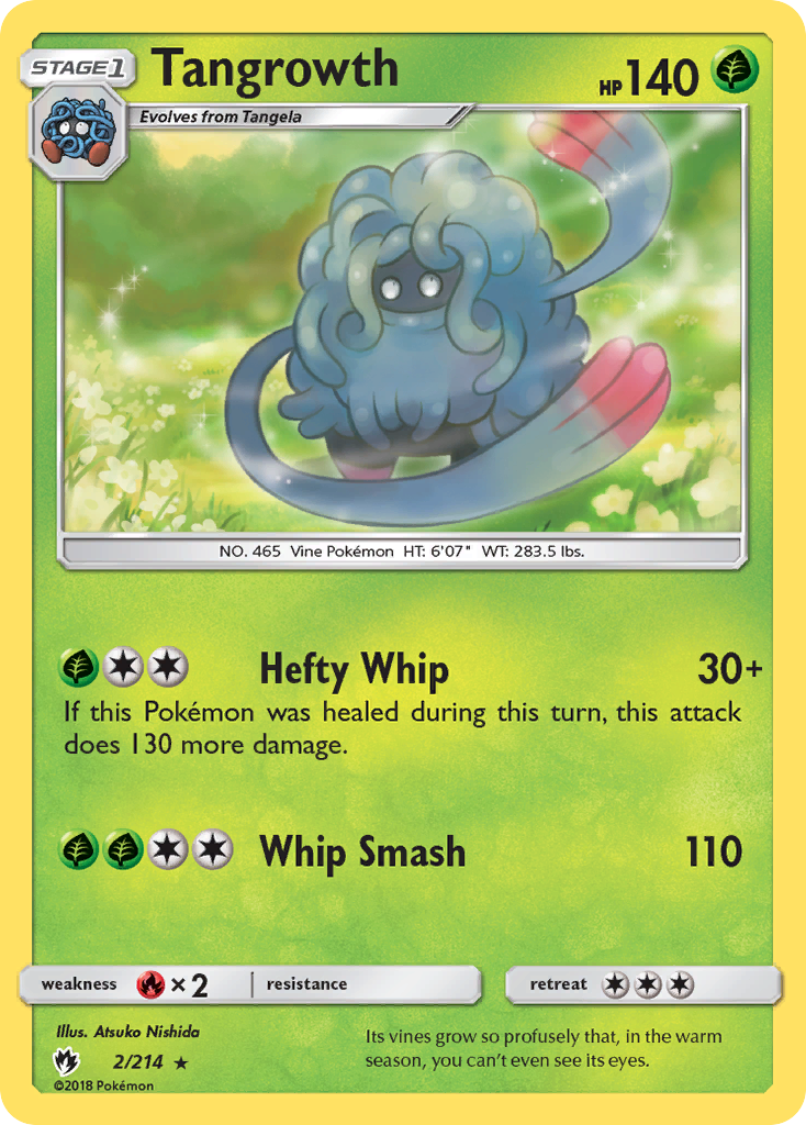 Tangrowth (2/214) [Sun & Moon: Lost Thunder] | North Game Den