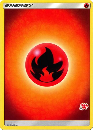 Fire Energy (Charizard Stamp #5) [Battle Academy 2020] | North Game Den