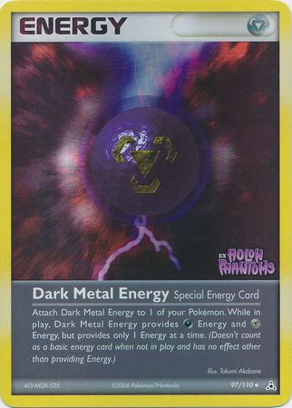 Dark Metal Energy (97/110) (Stamped) [EX: Holon Phantoms] | North Game Den
