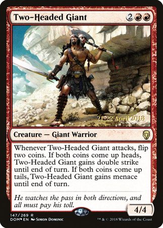Two-Headed Giant [Dominaria Promos] | North Game Den
