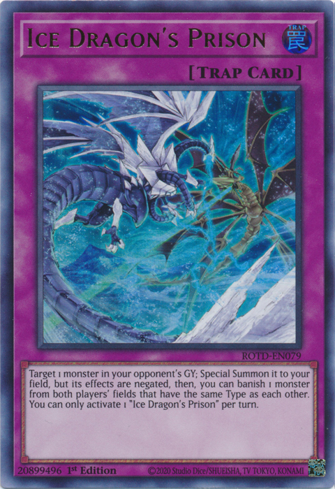 Ice Dragon's Prison [ROTD-EN079] Ultra Rare | North Game Den