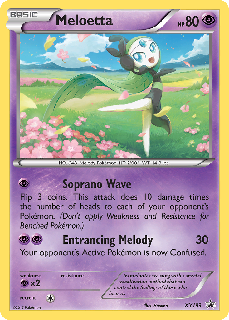 Meloetta (XY193) [XY: Black Star Promos] | North Game Den