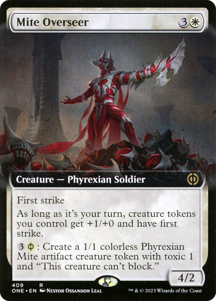 Mite Overseer (Extended Art) [Phyrexia: All Will Be One] | North Game Den