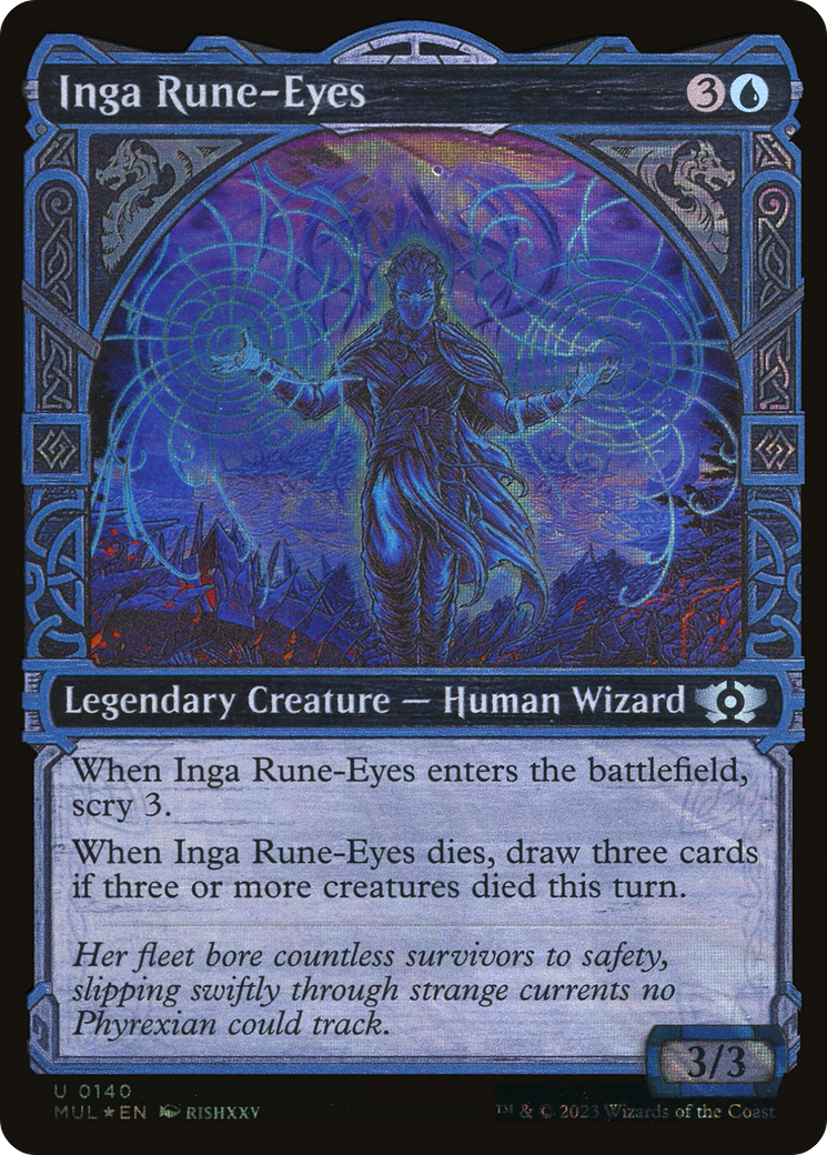 Inga Rune-Eyes (Halo Foil) [Multiverse Legends] | North Game Den