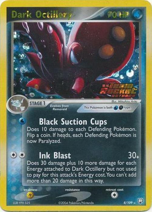 Dark Octillery (8/109) (Stamped) [EX: Team Rocket Returns] | North Game Den