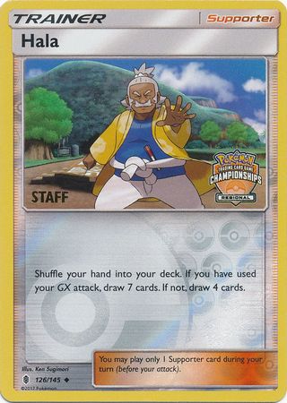 Hala (126/145) (Regional Championship Promo Staff) [Sun & Moon: Guardians Rising] | North Game Den