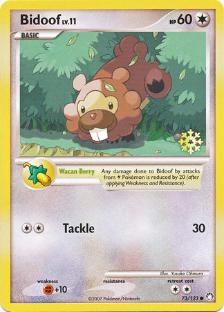 Bidoof (73/123) [Countdown Calendar Promos] | North Game Den