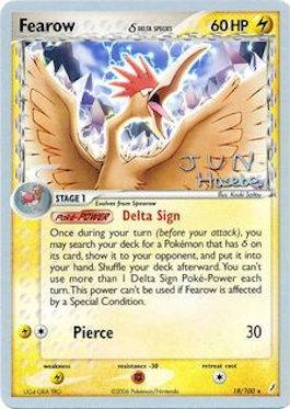 Fearow (18/100) (Delta Species) (Flyvees - Jun Hasebe) [World Championships 2007] | North Game Den