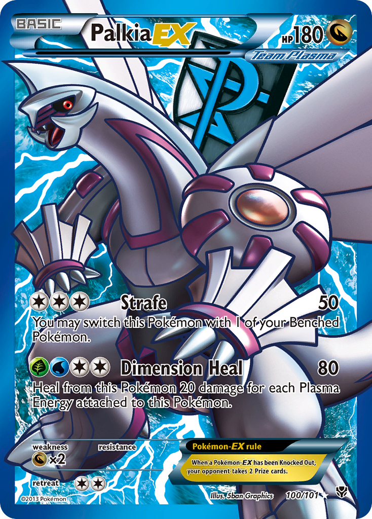 Palkia EX (100/101) [Black & White: Plasma Blast] | North Game Den