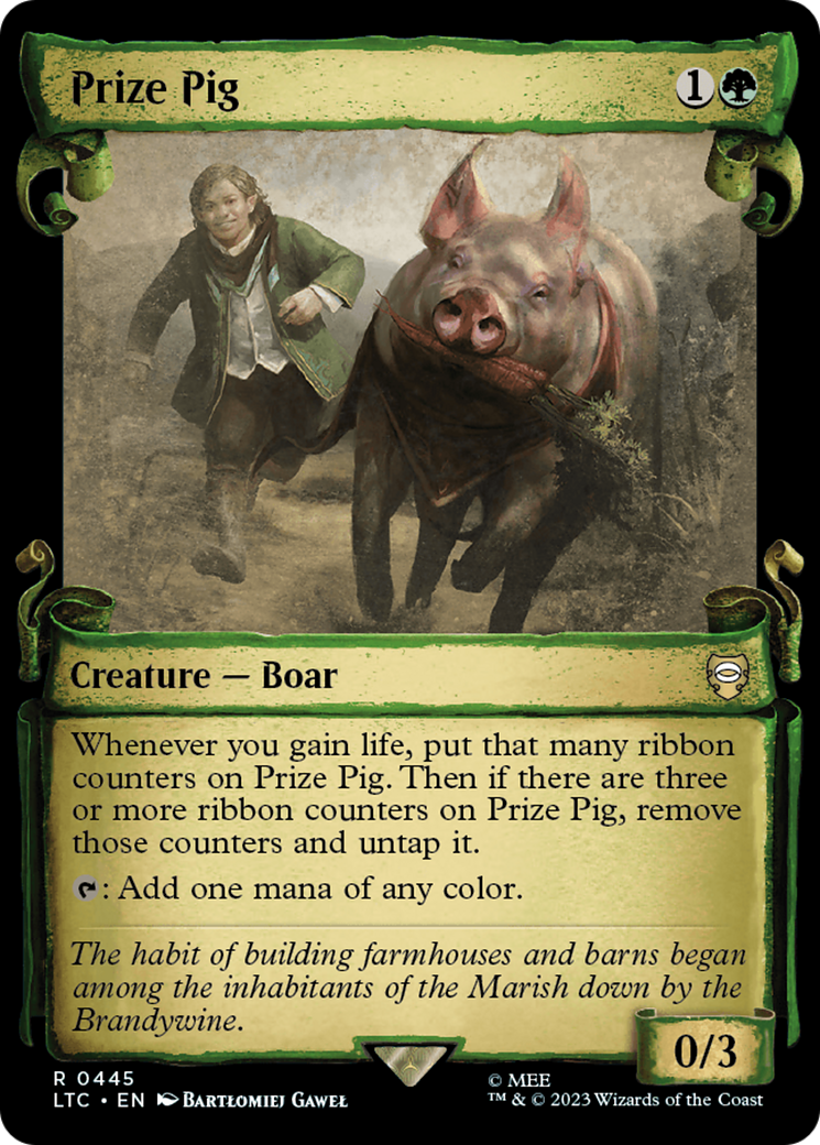 Prize Pig [The Lord of the Rings: Tales of Middle-Earth Commander Showcase Scrolls] | North Game Den