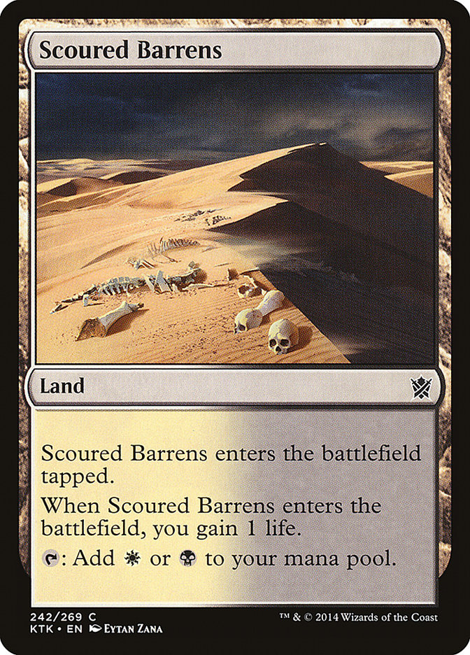 Scoured Barrens [Khans of Tarkir] | North Game Den