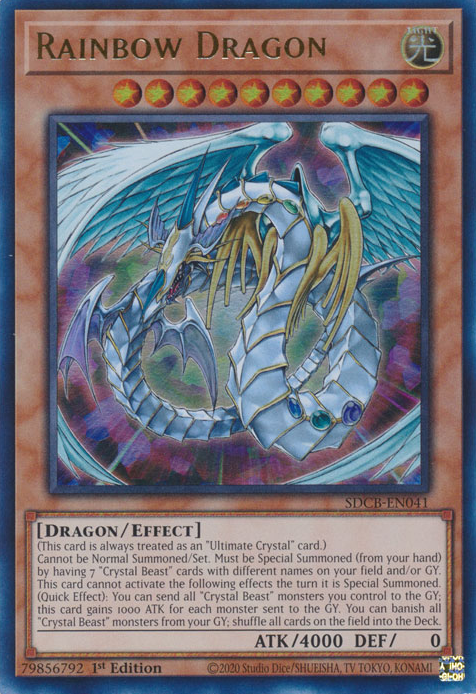 Rainbow Dragon [SDCB-EN041] Ultra Rare | North Game Den