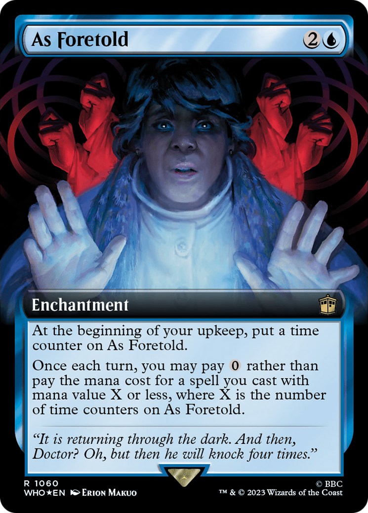 As Foretold (Extended Art) (Surge Foil) [Doctor Who] | North Game Den